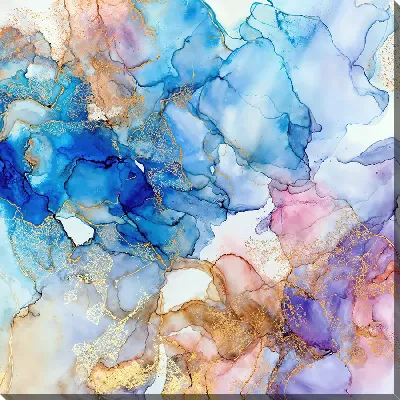 Картина маслом Алкогольные чернила №218