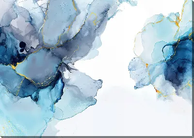 Картина маслом Алкогольные чернила №219