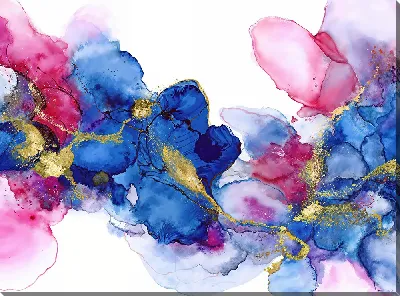 Картина маслом Алкогольные чернила №223