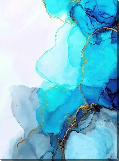 Картина маслом Алкогольные чернила №227