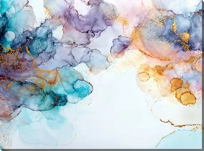 Картина маслом Алкогольные чернила №228