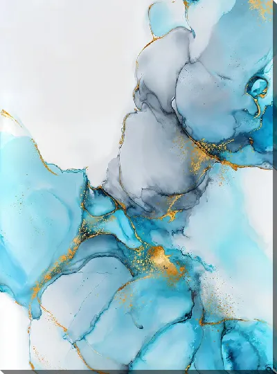 Картина маслом Алкогольные чернила №229