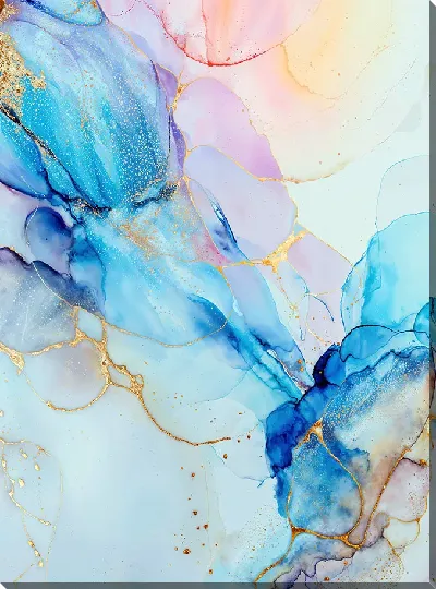 Картина маслом Алкогольные чернила №231