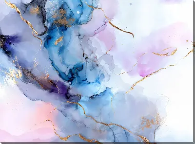 Картина маслом Алкогольные чернила №232