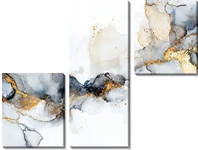 Модульная картина Алкогольные чернила №233