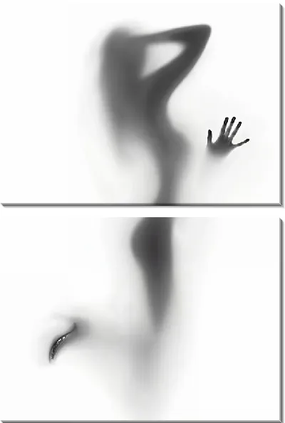 Модульная картина Отпечаток тела