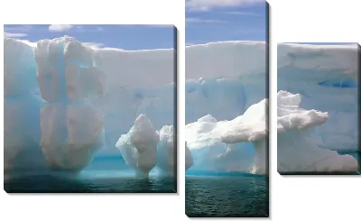 Модульная картина Ледник (Glacier) №2