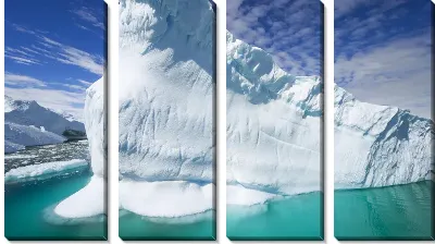 Модульная картина Айсберг (Iceberg) №3