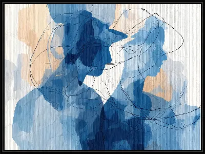 Картина Силуэты теней людей №11