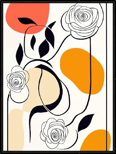 Картина Белые розы №26