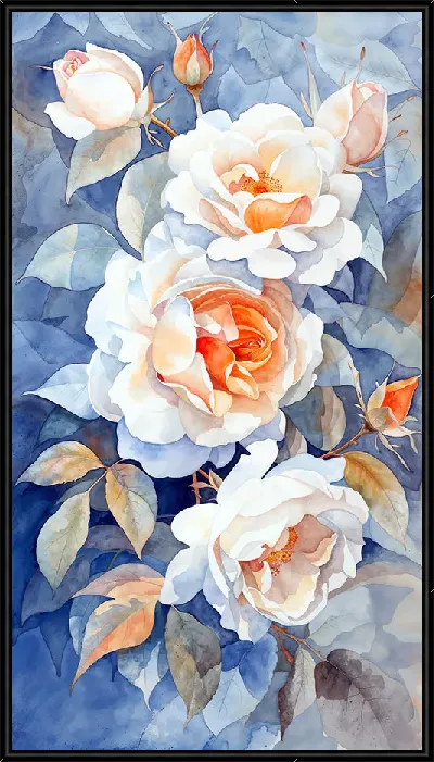 Картина Белые розы №29