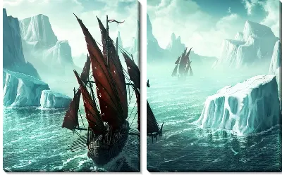 Модульная картина Корабль (Ship) №3