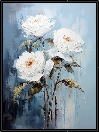Картина Белые розы №71