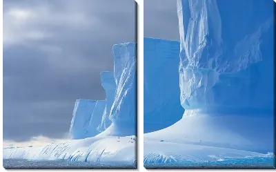 Модульная картина Ледник (Glacier) №3