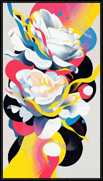 Картина Белые розы №82