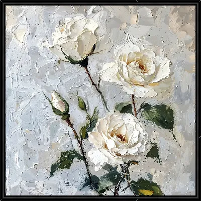 Белые розы №84