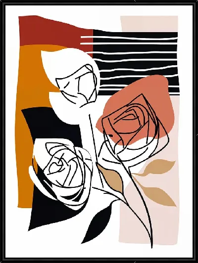 Картина Белые розы №86