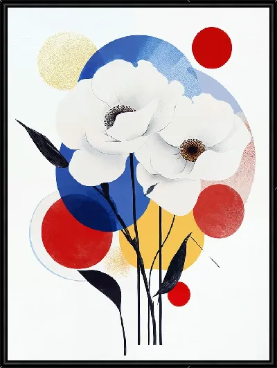 Картина Белые розы №91