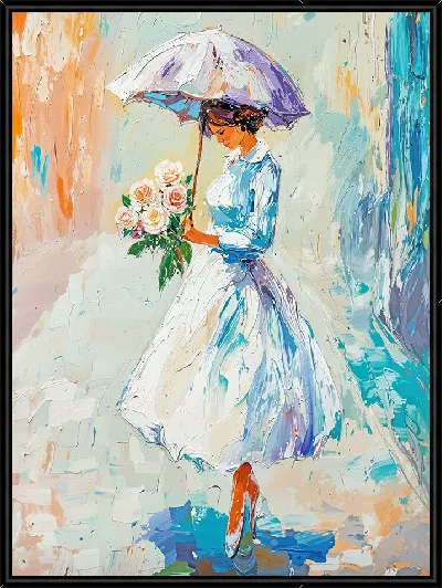 Картина Белые розы №95