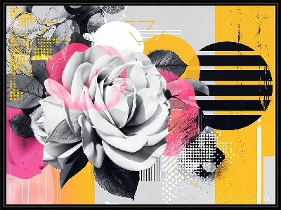 Картина Белые розы №97