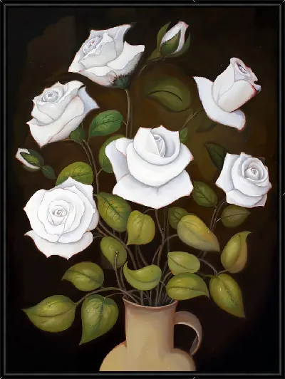 Картина Белые розы №105