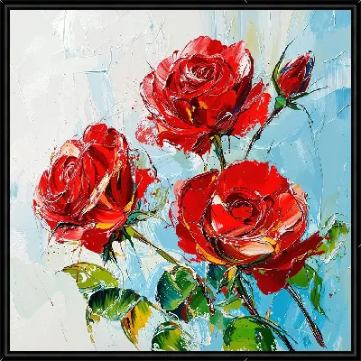 Красные розы №11