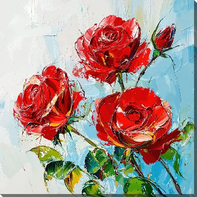 Красные розы №11