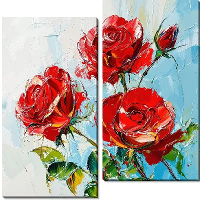 Красные розы №11