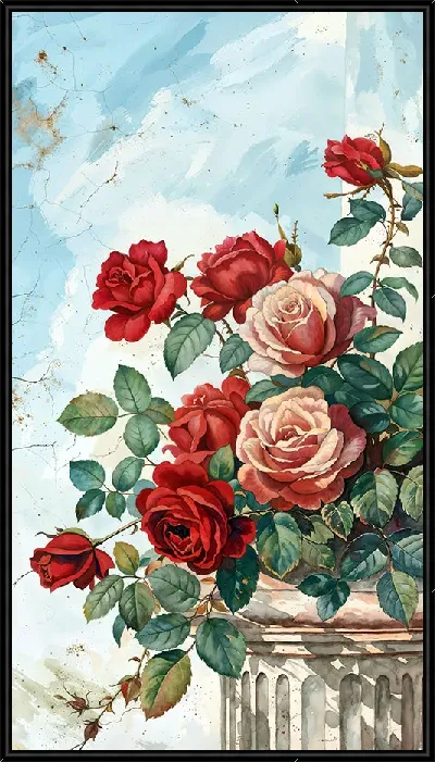 Картина Красные розы №21