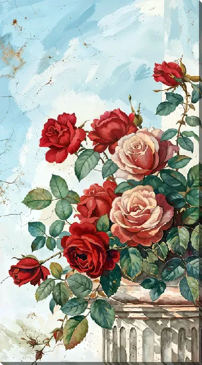 Постер Красные розы №21