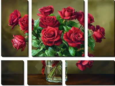 Красные розы №24