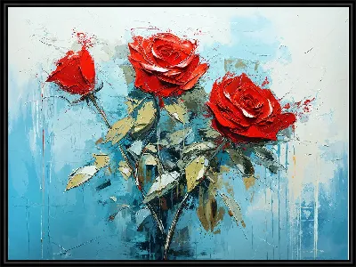 Красные розы №27