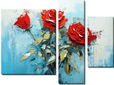 Красные розы №27