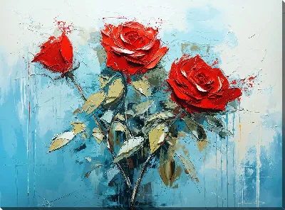 Красные розы №27
