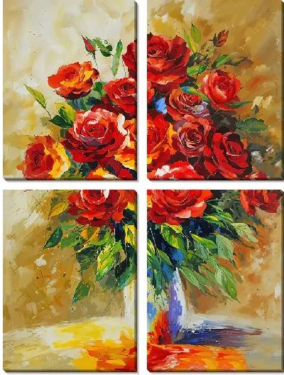 Картина Красные розы №31