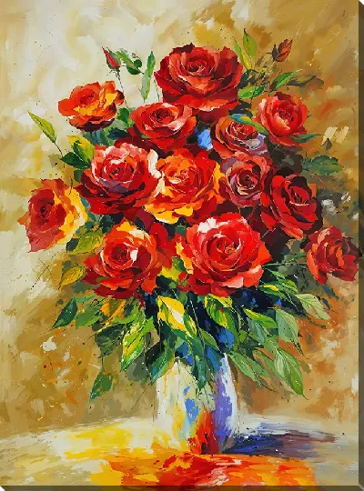 Картина Красные розы №31