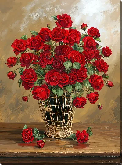 Постер Красные розы №32