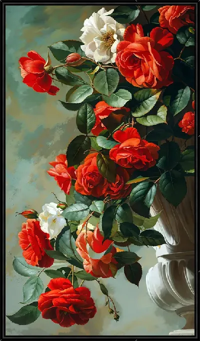 Картина Красные розы №37