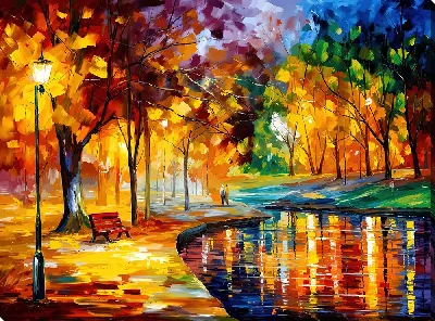 Парк в стиле импрессионизма