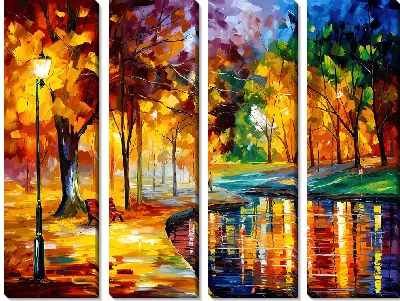 Парк в стиле импрессионизма