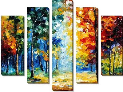 Парк в стиле импрессионизма №4