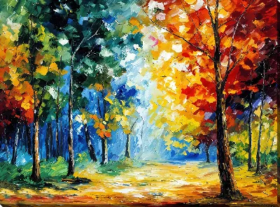 Картина Парк в стиле импрессионизма №4