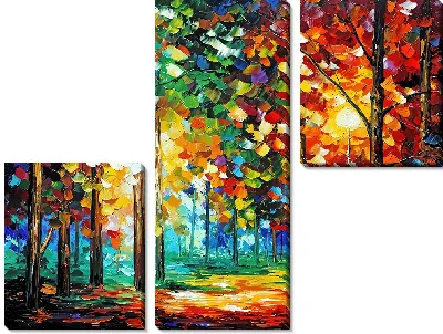 Парк в стиле импрессионизма №5