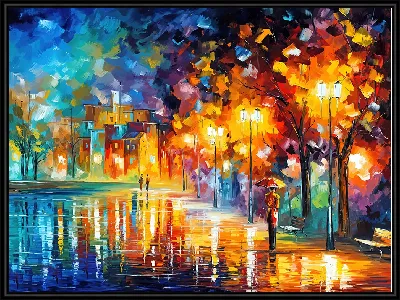 Парк в стиле импрессионизма №6