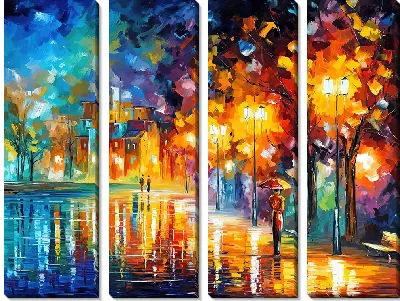 Парк в стиле импрессионизма №6