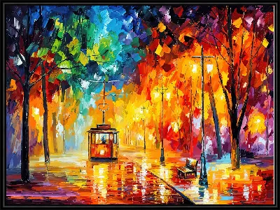 Трамвай в стиле импрессионизма №3