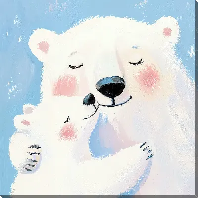 Картина маслом Веселые животные №51