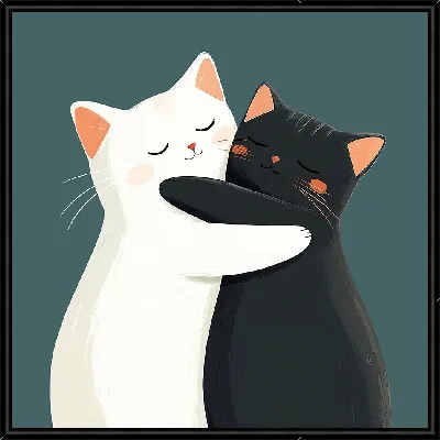 Картина Весёлые котики №10