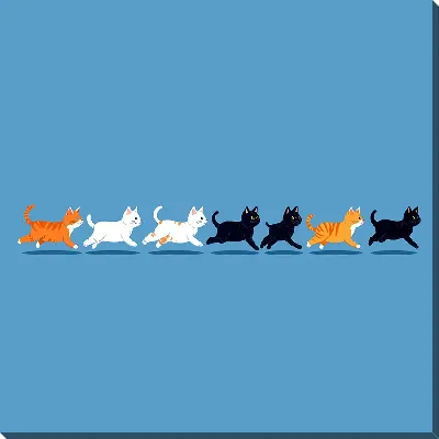 Постер Весёлые котики №20