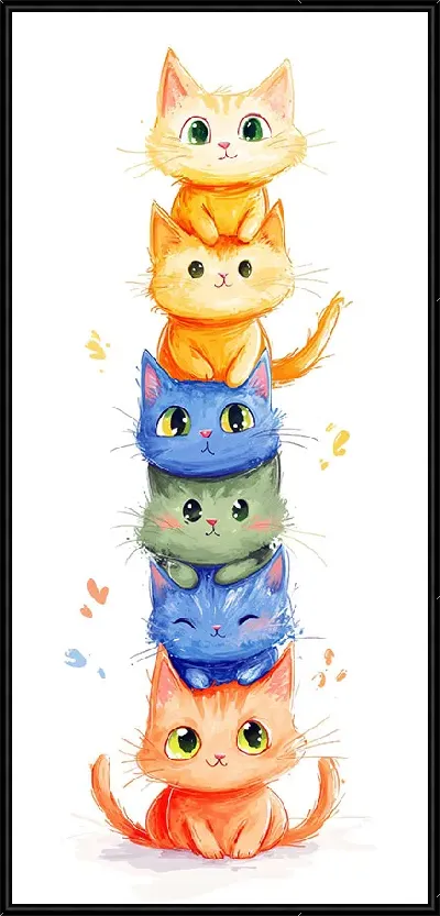 Картина Весёлые котики №29